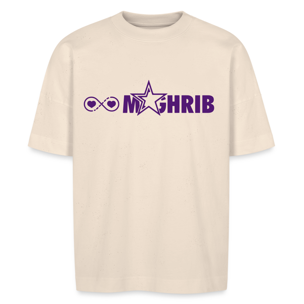 T-shirt oversize MaghribLove Unisexe - blanc cassé