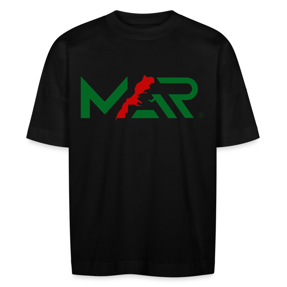 T-shirt MAR oversize Unisexe - noir