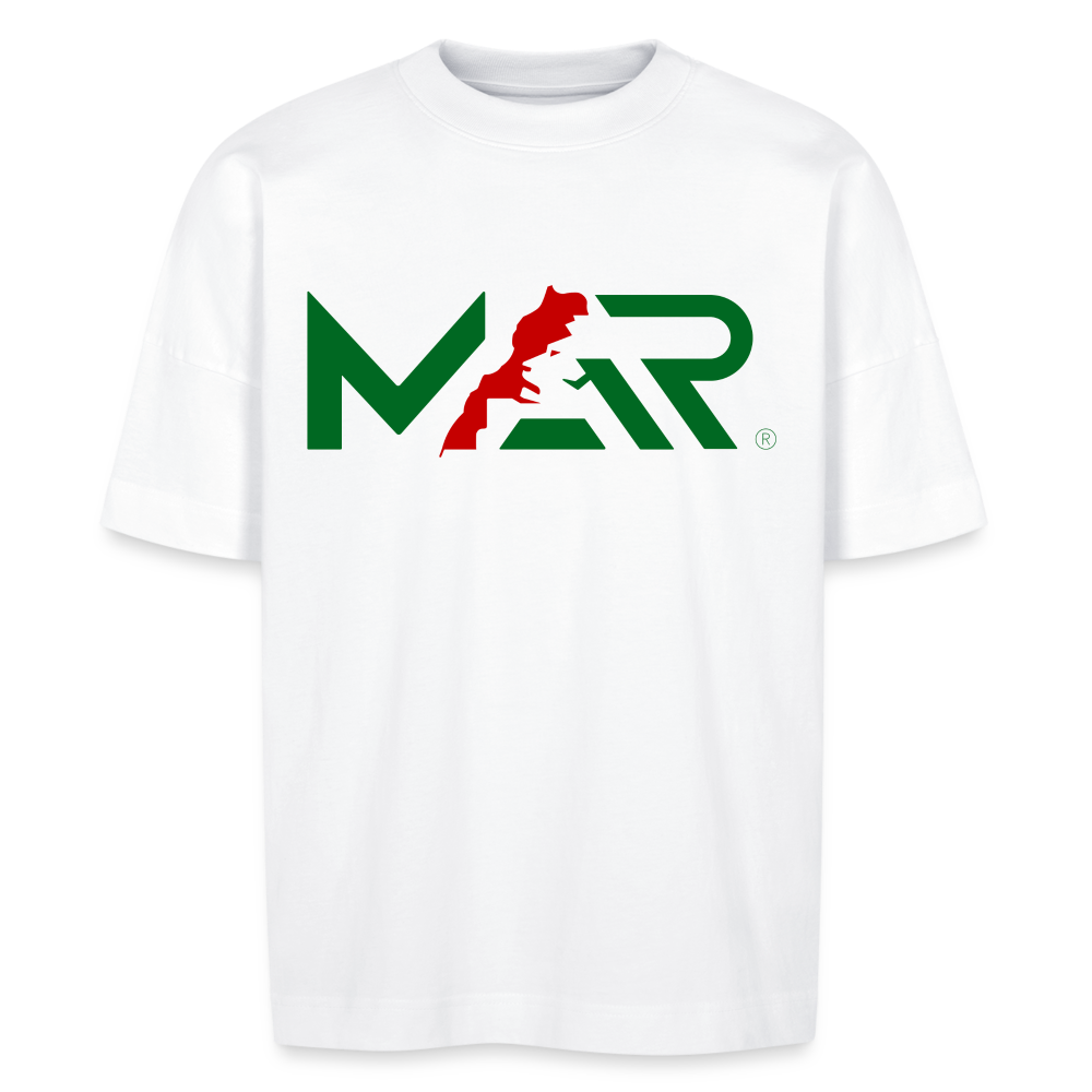 T-shirt MAR oversize Unisexe - blanc