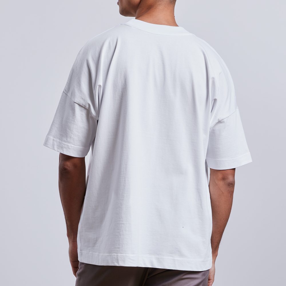 T-shirt Serr Ferr سرفر oversize Unisexe - blanc