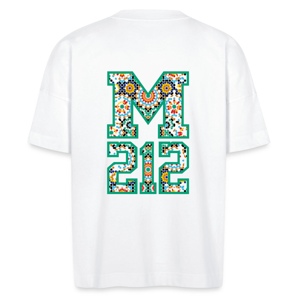 T-shirt MAR 212 oversize bio Unisexe - blanc