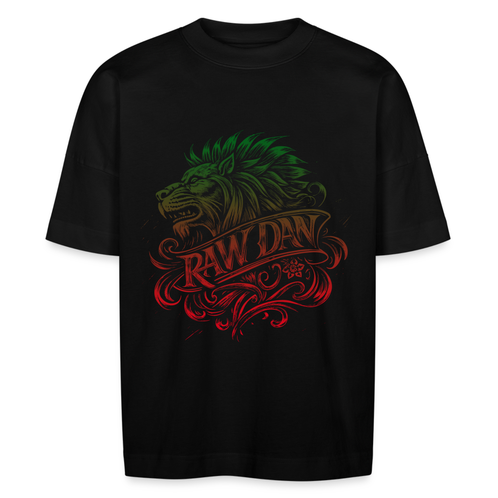 T-shirt RAW DAW oversize Unisexe - noir