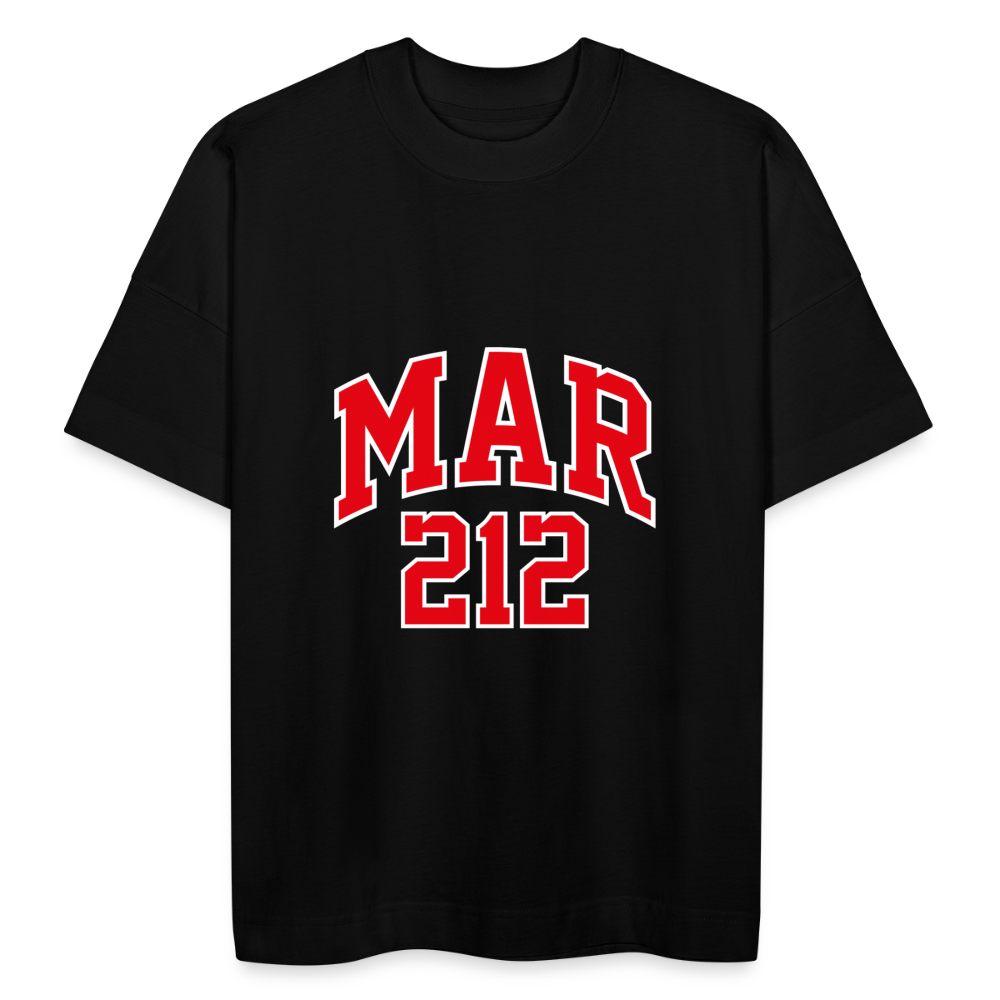 T-shirt MAR212 BLASTER oversize bio Unisexe - noir