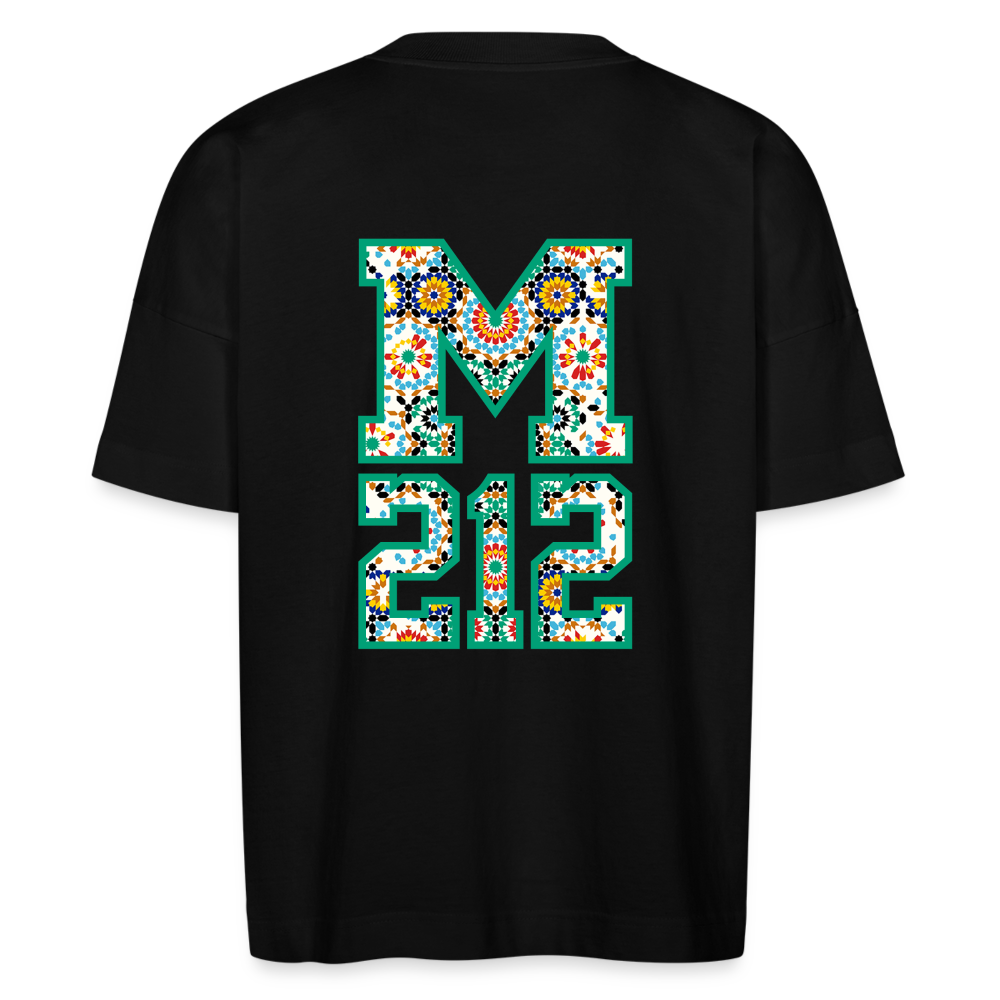 T-shirt MAR 212 oversize bio Unisexe - noir