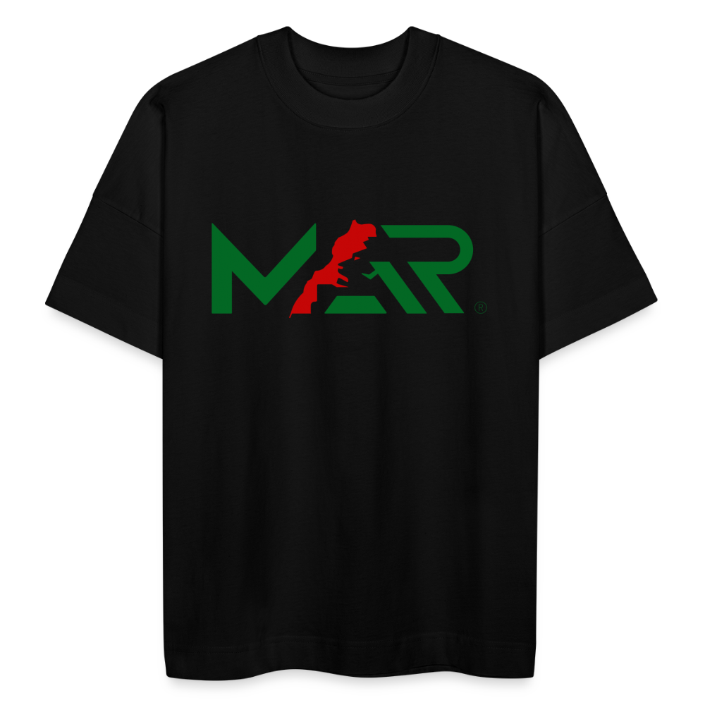 T-shirt MAR oversize Unisexe - noir