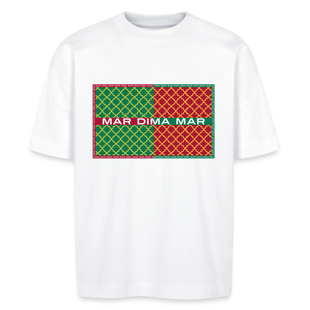 T-shirt MAR DIMA MAR oversize Unisexe - blanc