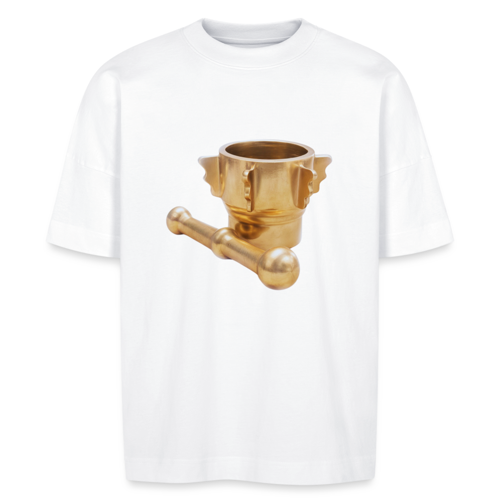 T-shirt Mehraz oversize Unisexe - blanc