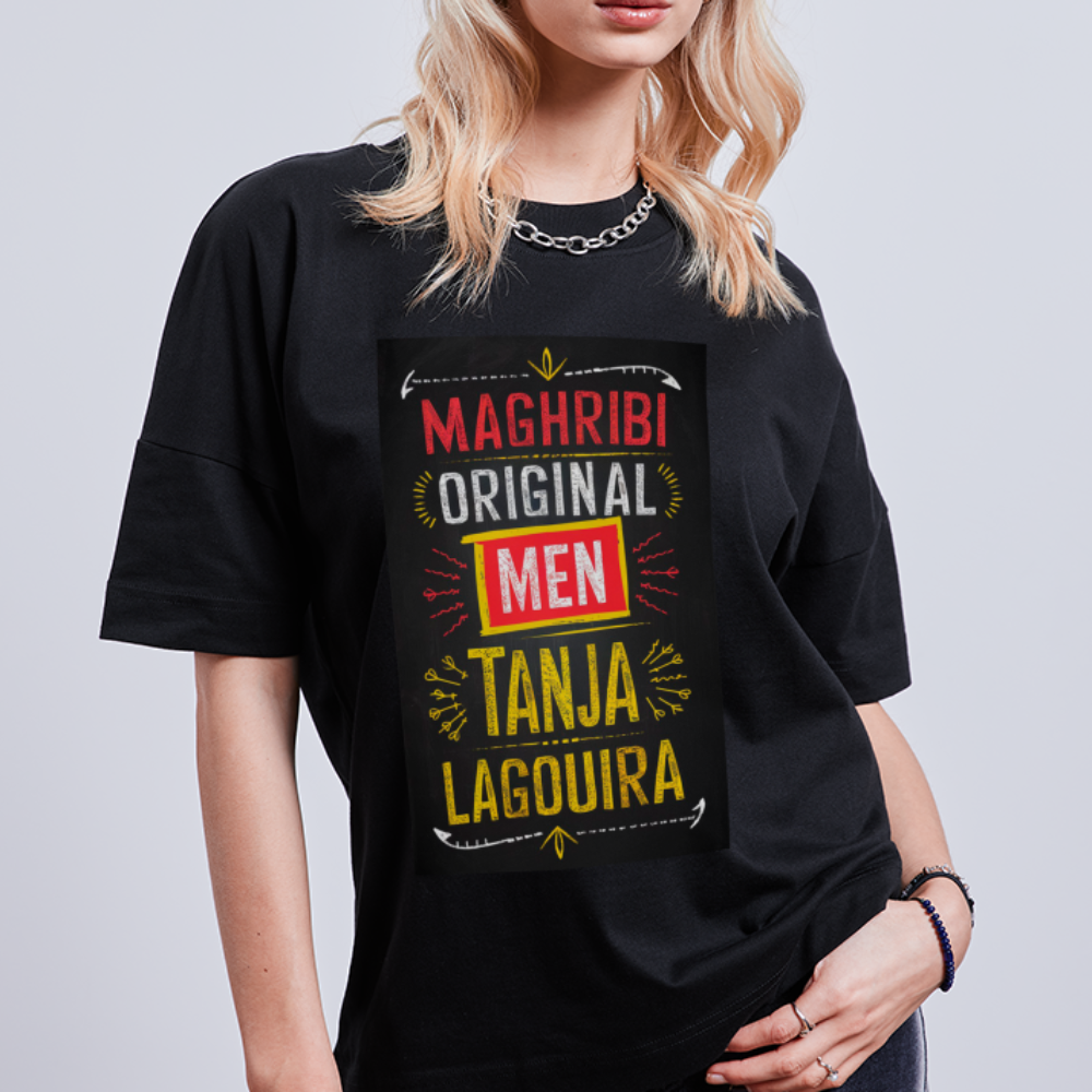 T-shirt Maghribi Original oversize Unisexe - noir