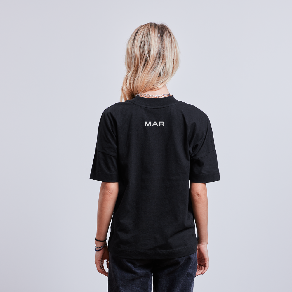 T-shirt MAR Fédération oversize Unisexe - noir