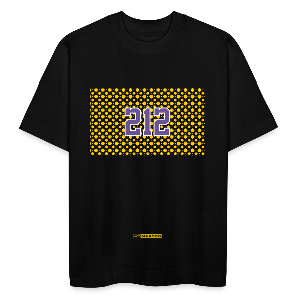 T-shirt 212 Gold Mosaïque oversize Unisexe - noir