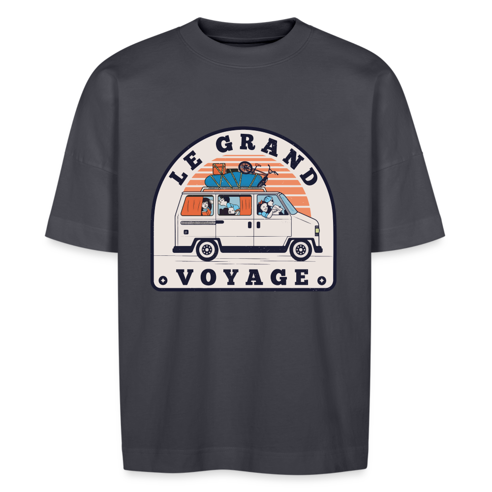 T-shirt routre du Bled oversize Unisexe - bleu indigo