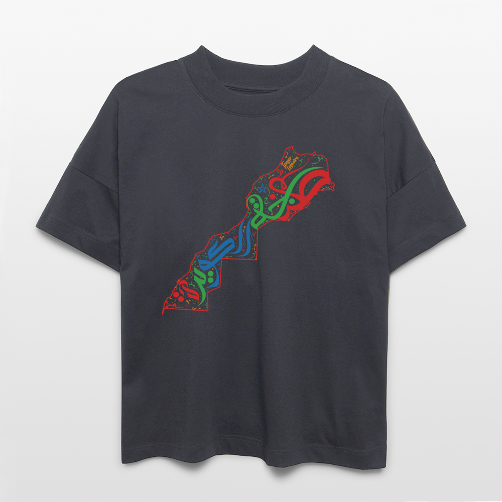 T-shirt Tanger Lagouira oversize Unisexe - bleu indigo