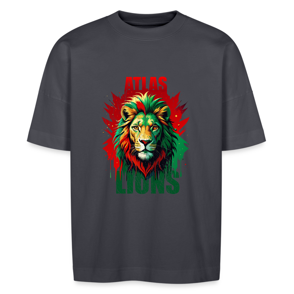 T-shirt Atlas Layths Lions oversize Unisexe - bleu indigo