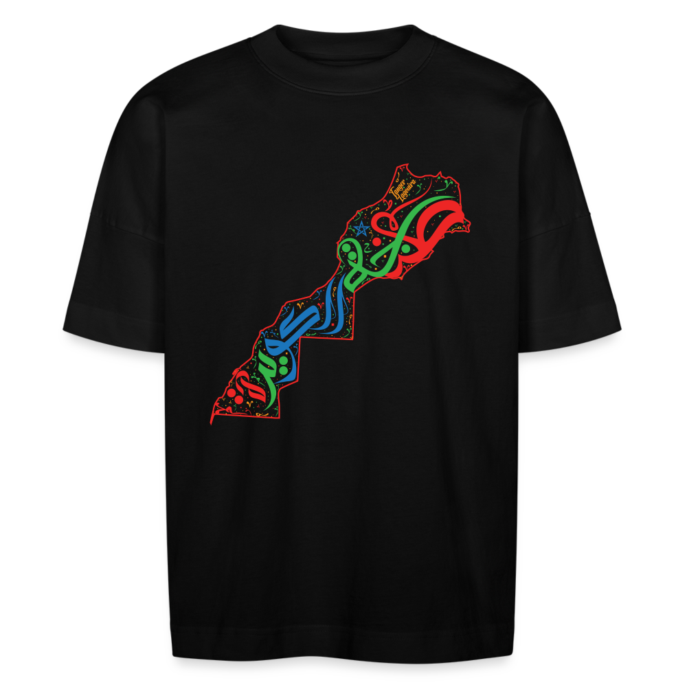 T-shirt Tanger Lagouira oversize Unisexe - noir