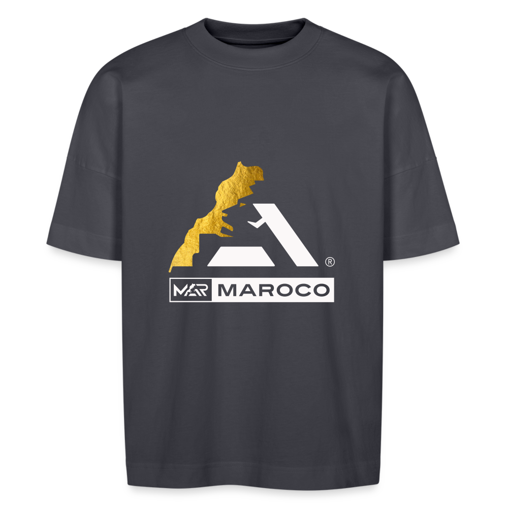T-shirt MARGOLD Maroco oversize Unisexe - bleu indigo