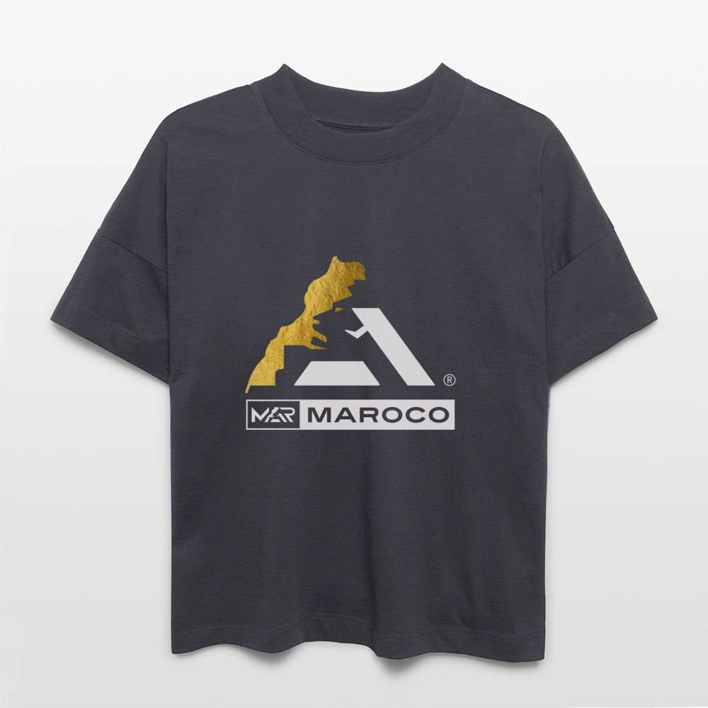 T-shirt MARGOLD Maroco oversize Unisexe - bleu indigo