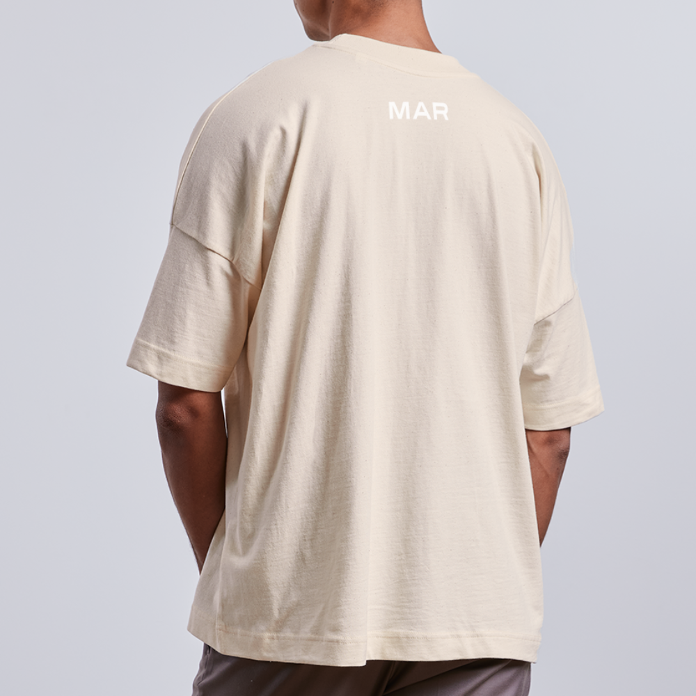 T-shirt routre du Bled oversize Unisexe - blanc cassé