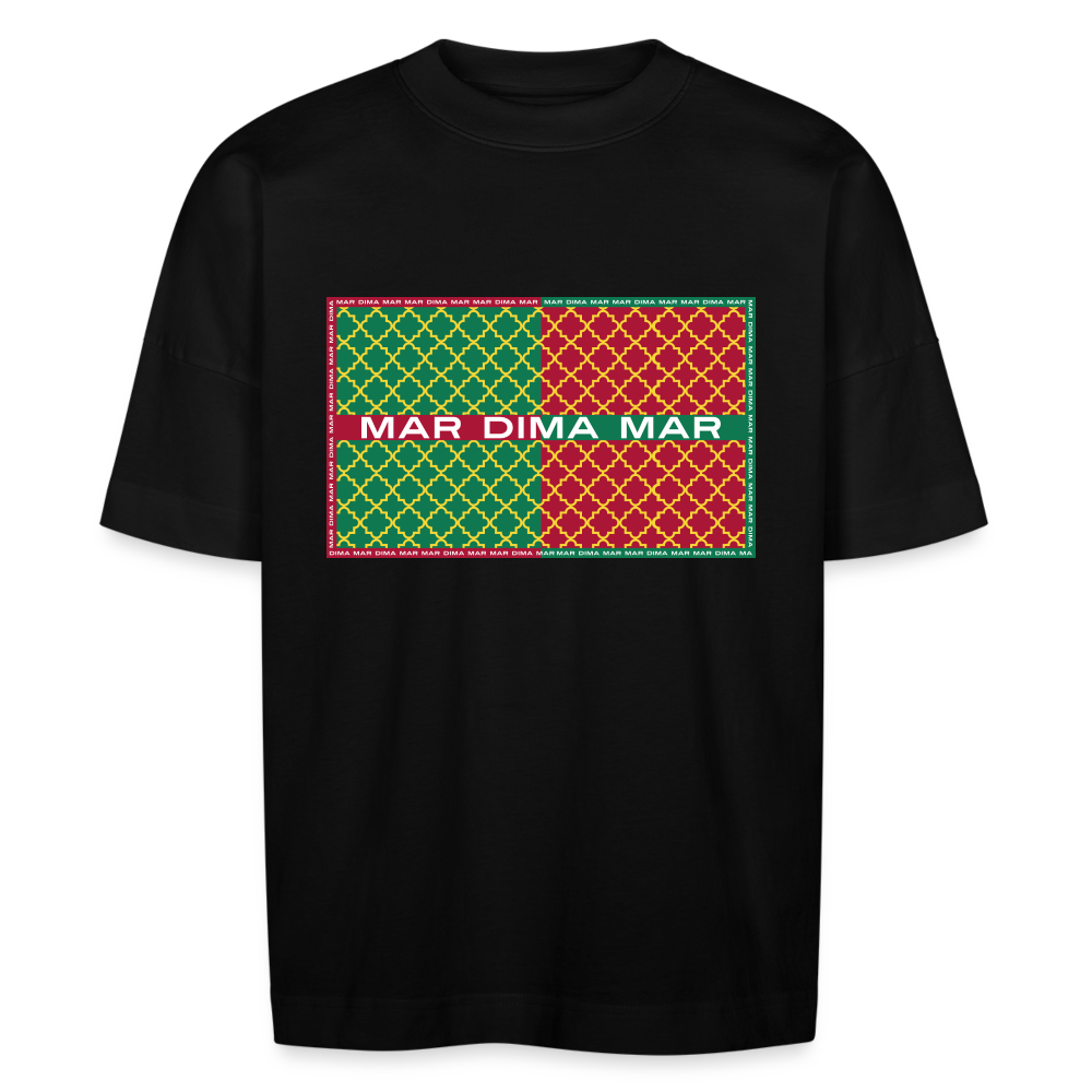 T-shirt MAR DIMA MAR oversize Unisexe - noir