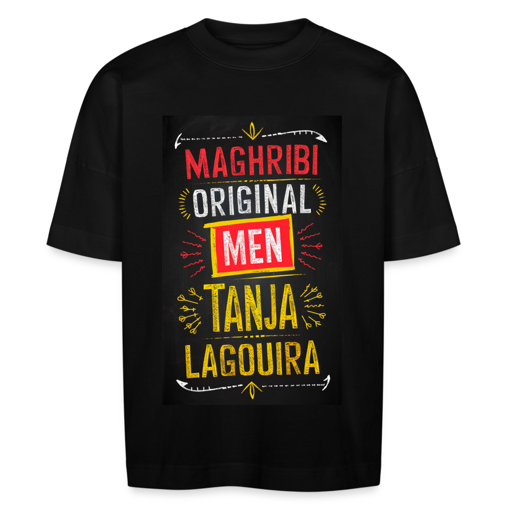 T-shirt Maghribi Original oversize Unisexe - noir