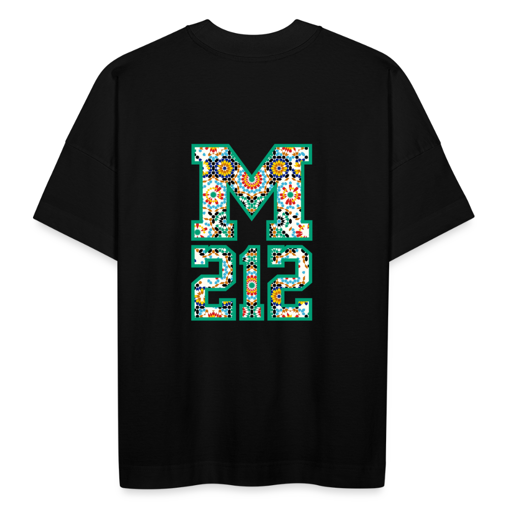T-shirt MAR 212 oversize bio Unisexe - noir