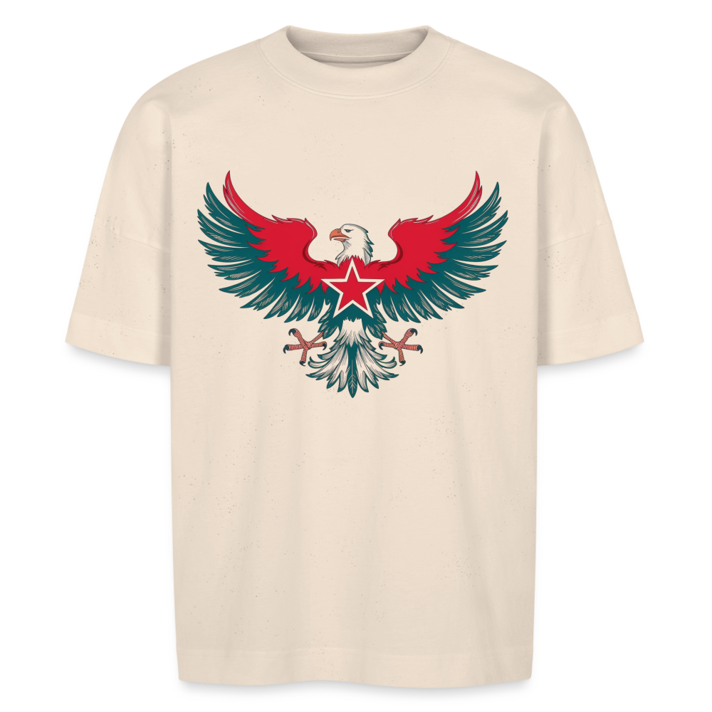 T-shirt Morocco iceberg Africa oversize Unisexe - blanc cassé