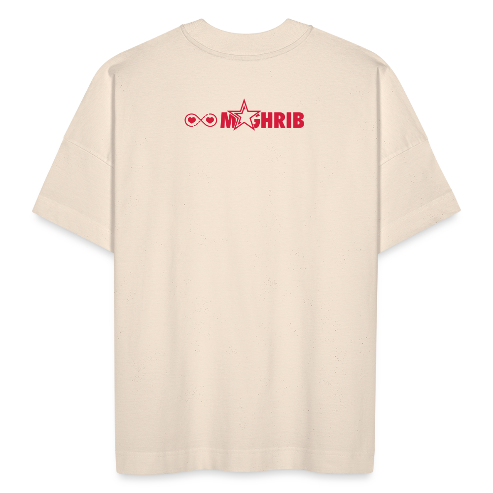 T-shirt Maroco BLASTER oversize Unisexe bio - blanc cassé