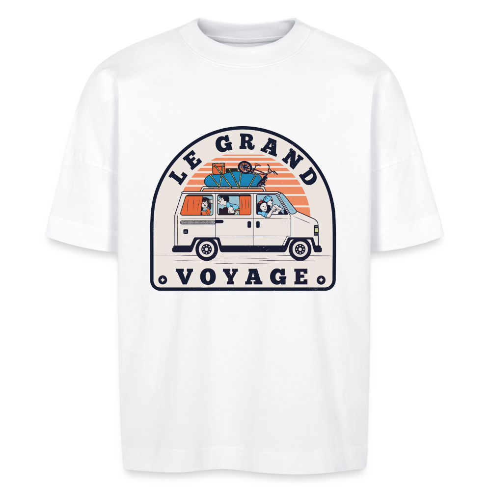 T-shirt routre du Bled oversize Unisexe - blanc
