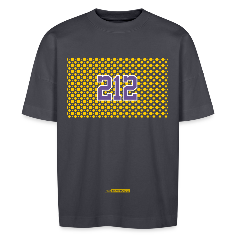 T-shirt 212 Gold Mosaïque oversize Unisexe - bleu indigo