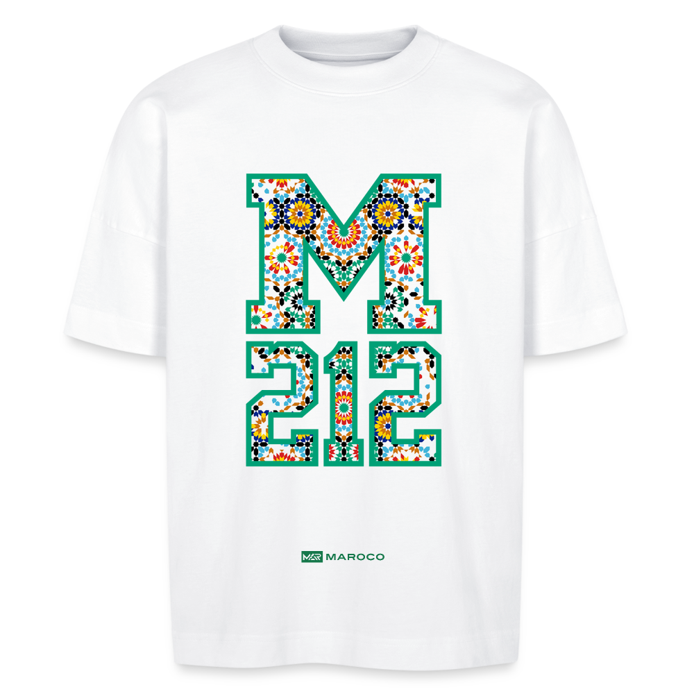 T-shirt M212 MAROCO oversize Unisexe - blanc
