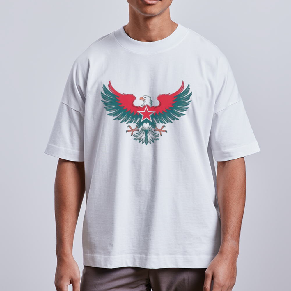 T-shirt Morocco iceberg Africa oversize Unisexe - blanc