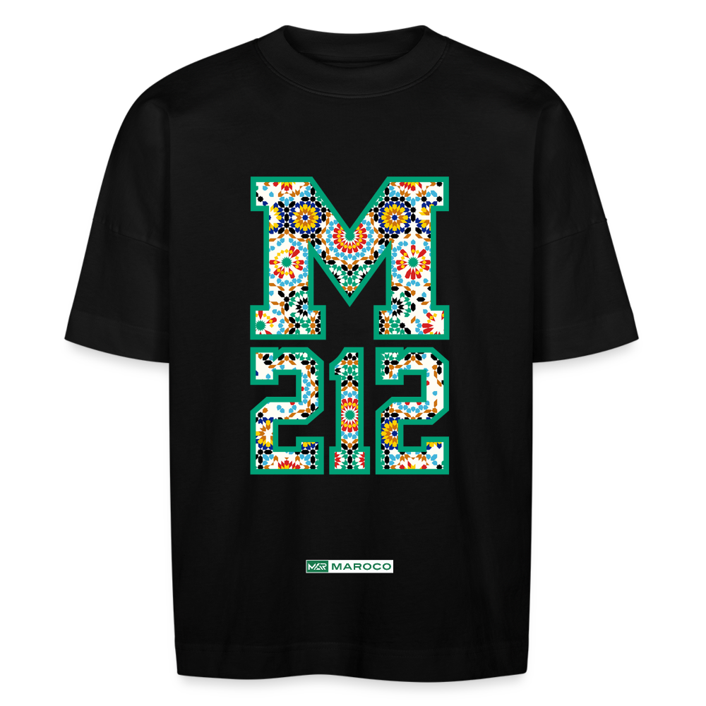 T-shirt M212 MAROCO oversize Unisexe - noir