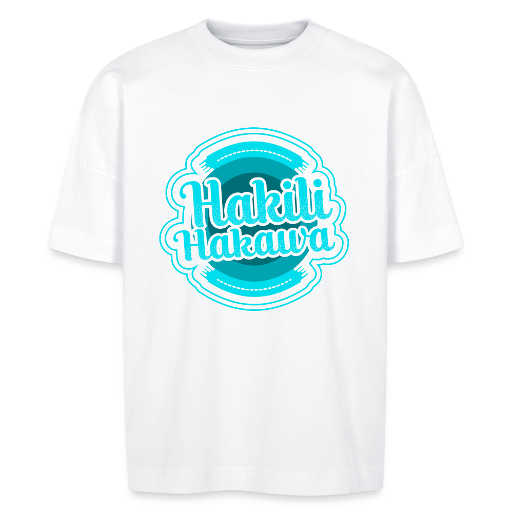 T-shirt Hakili Hakawa oversize Unisexe - blanc