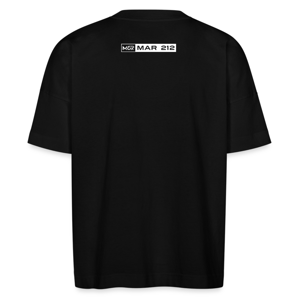 T-shirt Almamlaka Almaghribia oversize Unisexe - noir