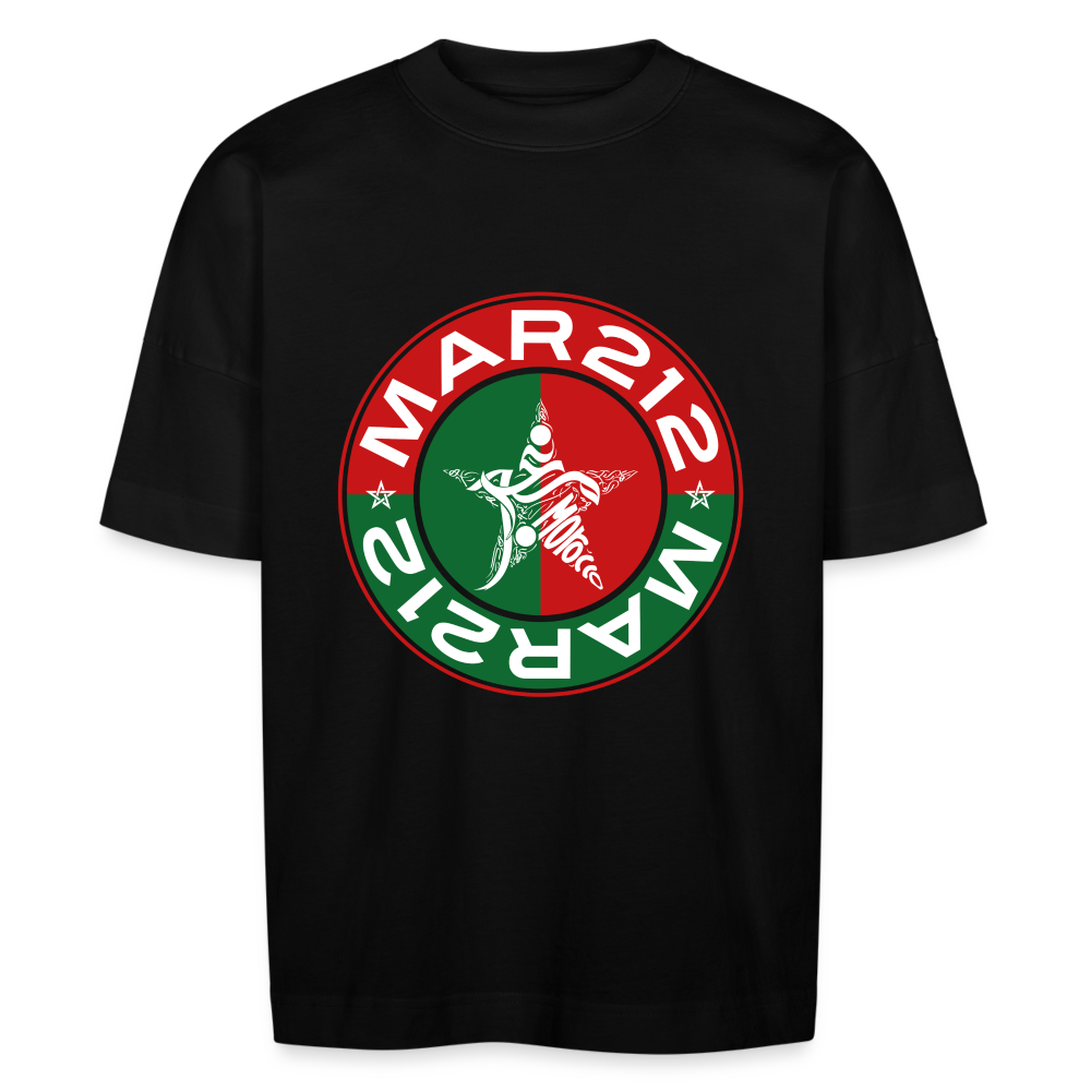 T-shirt MOROCCO212 oversize Unisexe - noir
