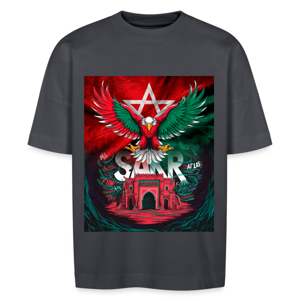 T-shirt SAKR royal oversize Unisexe - bleu indigo