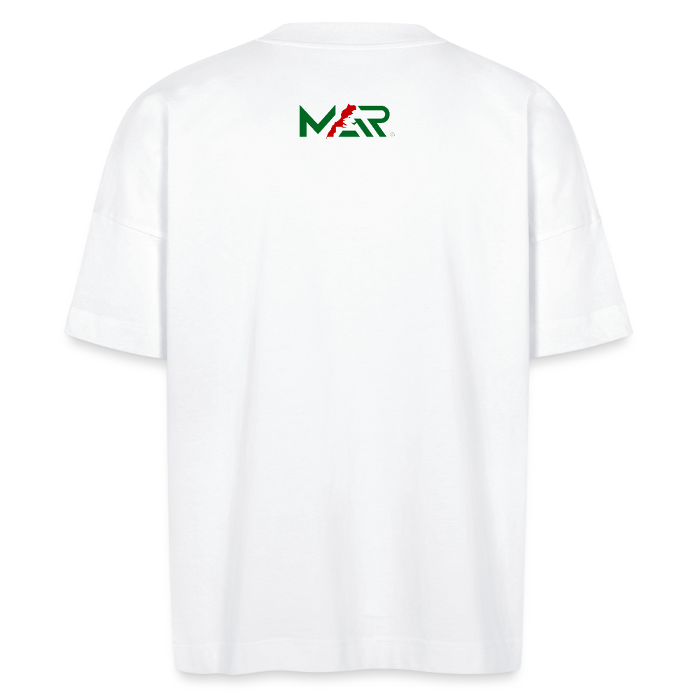 T-shirt Atlas Layths Lions oversize Unisexe - blanc