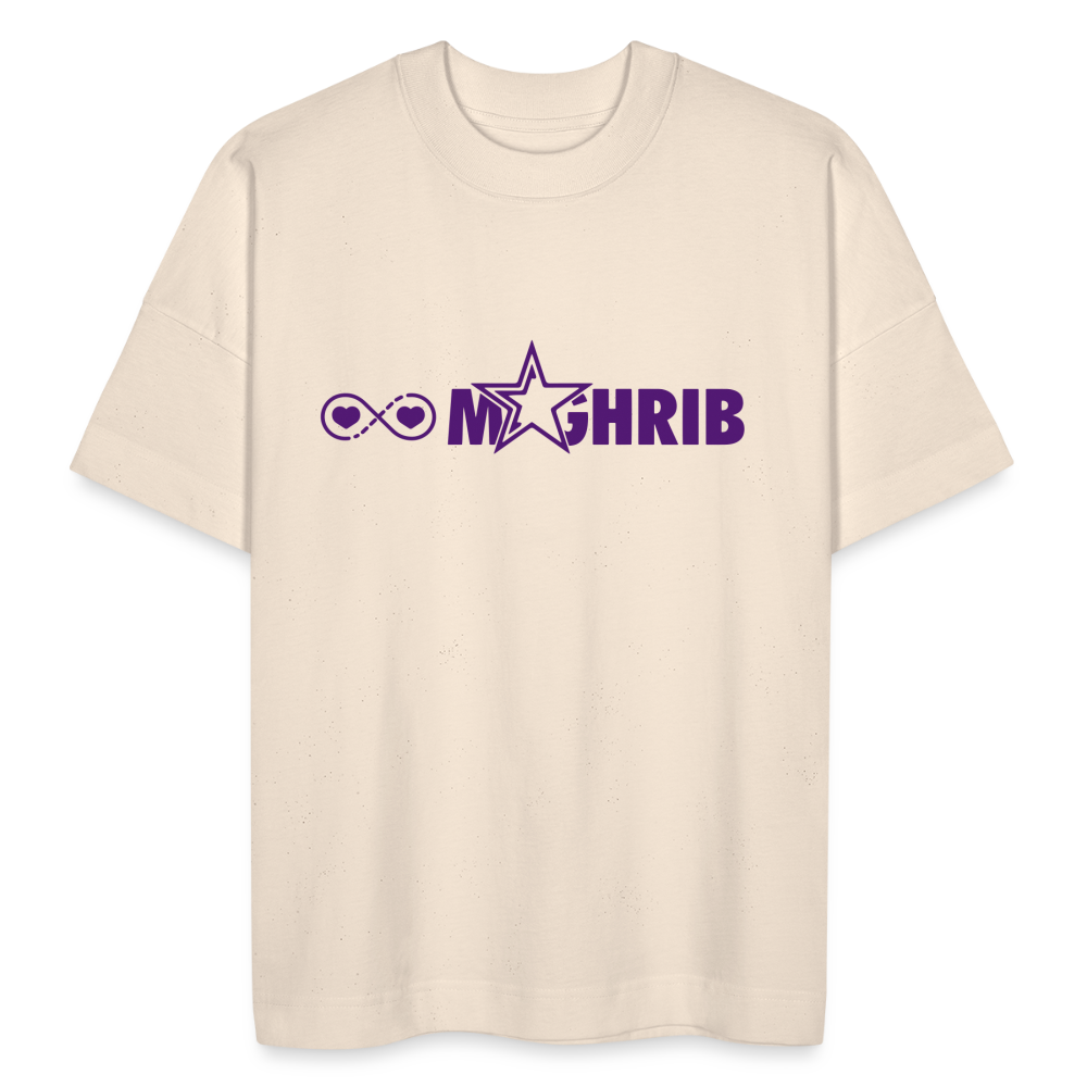 T-shirt oversize MaghribLove Unisexe - blanc cassé