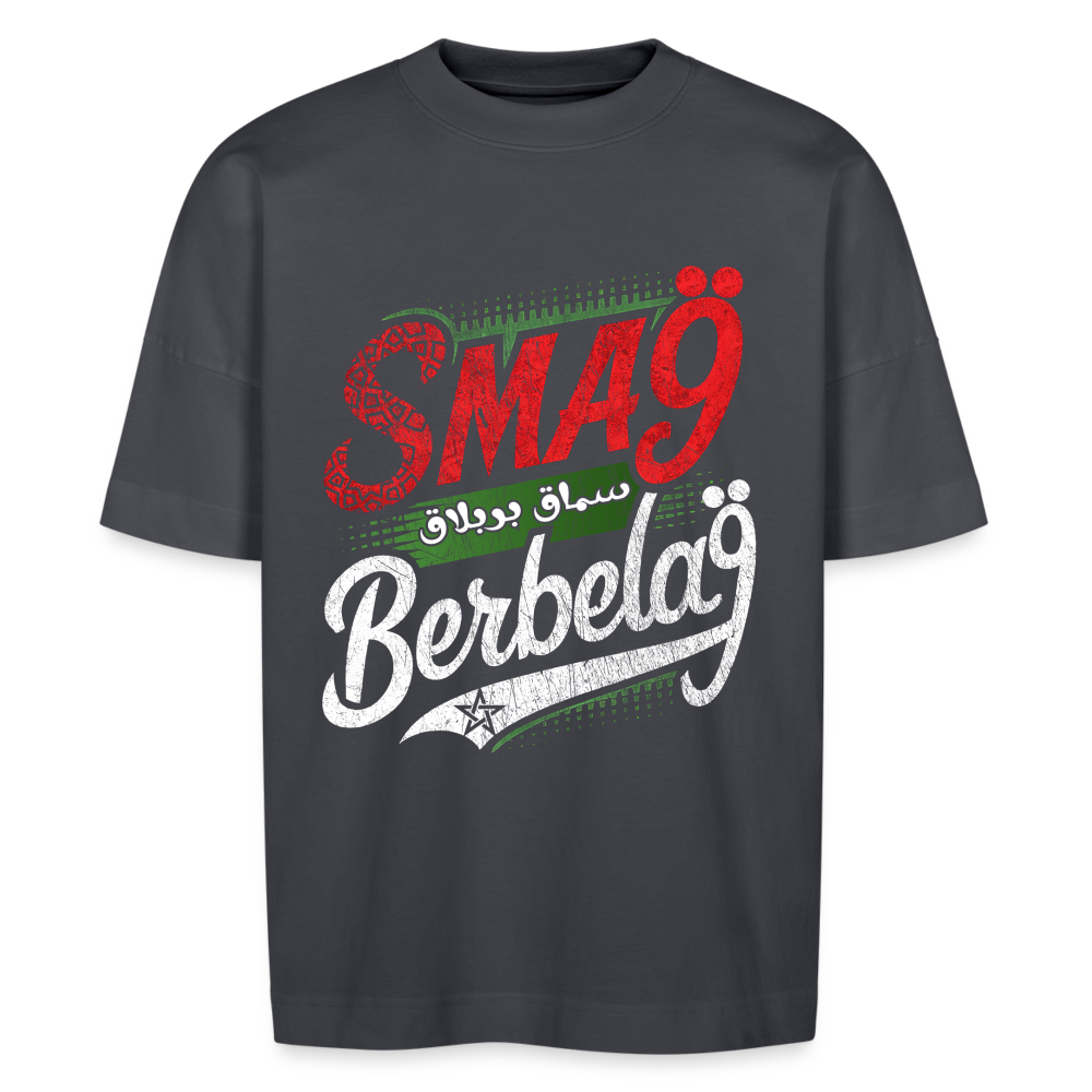 T-shirt Sma9 Berbela9 oversize Unisexe - bleu indigo