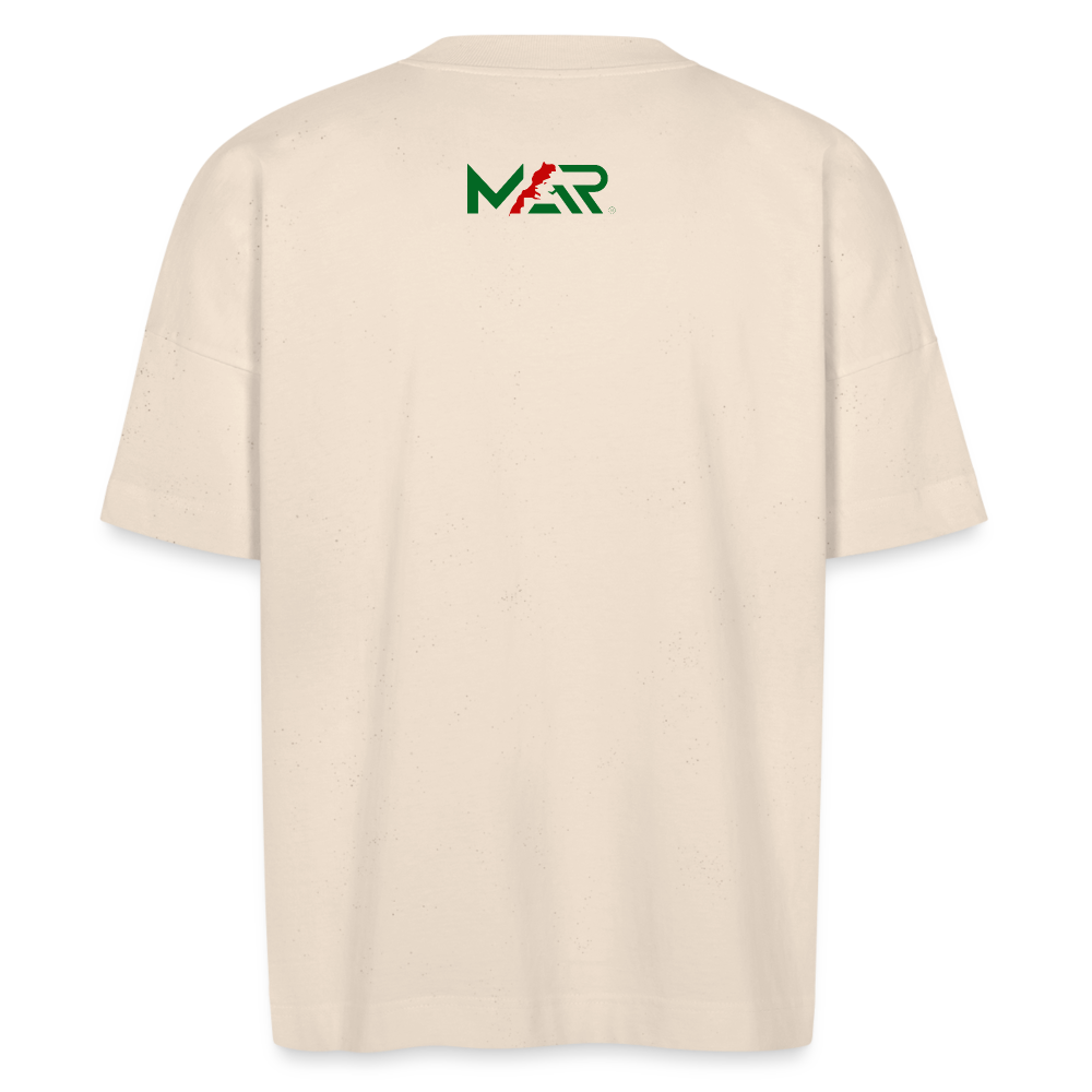 T-shirt Atlas Layths Lions oversize Unisexe - blanc cassé