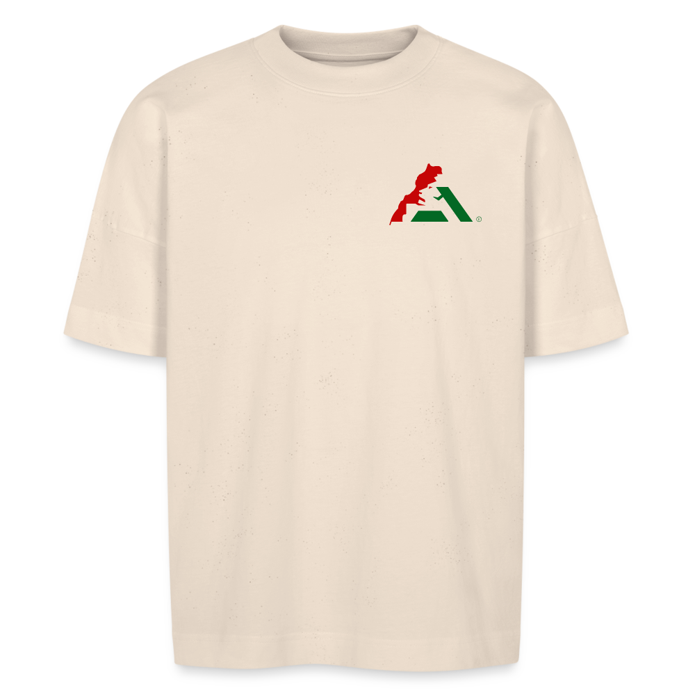T-shirt MAR 212 oversize bio Unisexe - blanc cassé