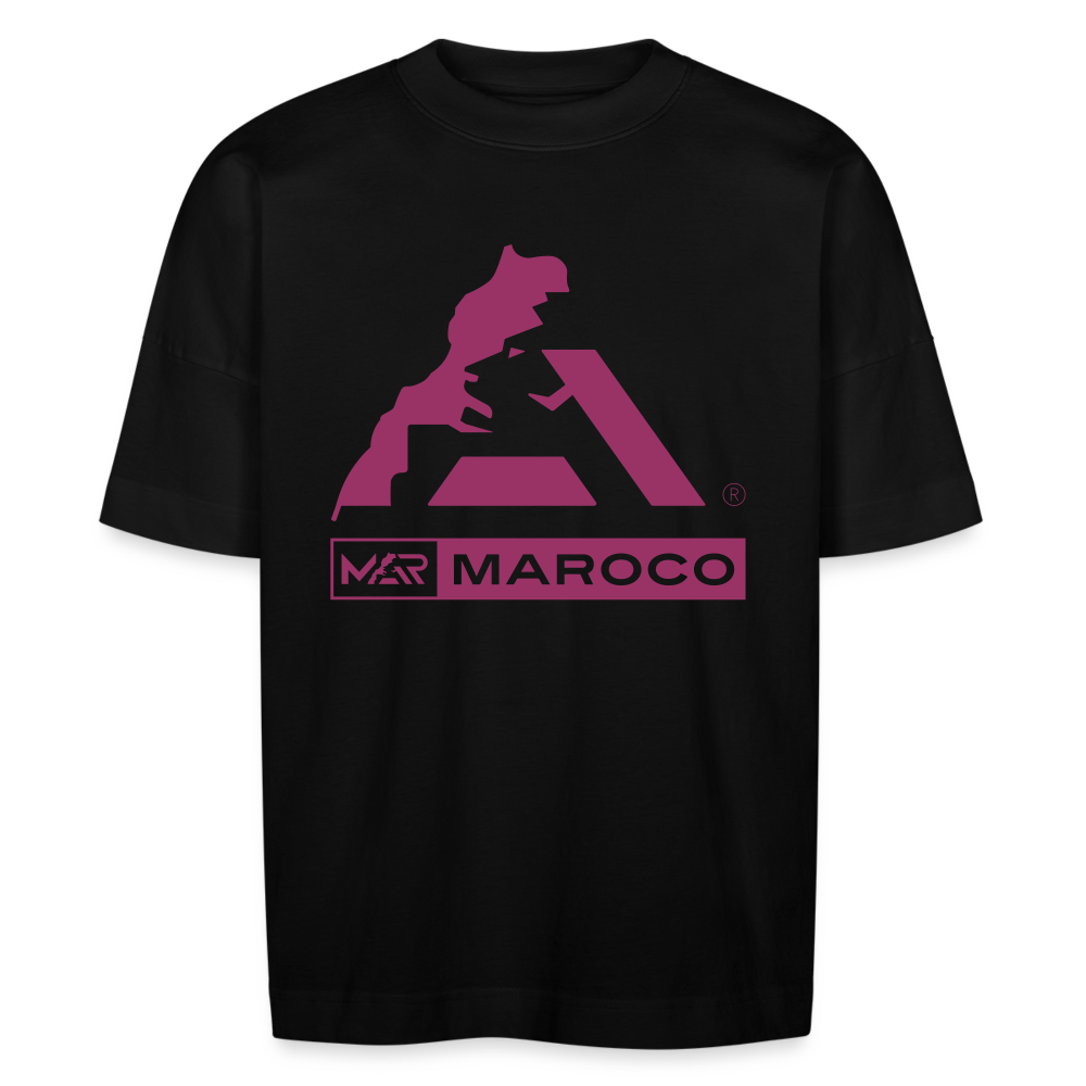 T-shirt Maroco BLASTER oversize Unisexe bio - noir