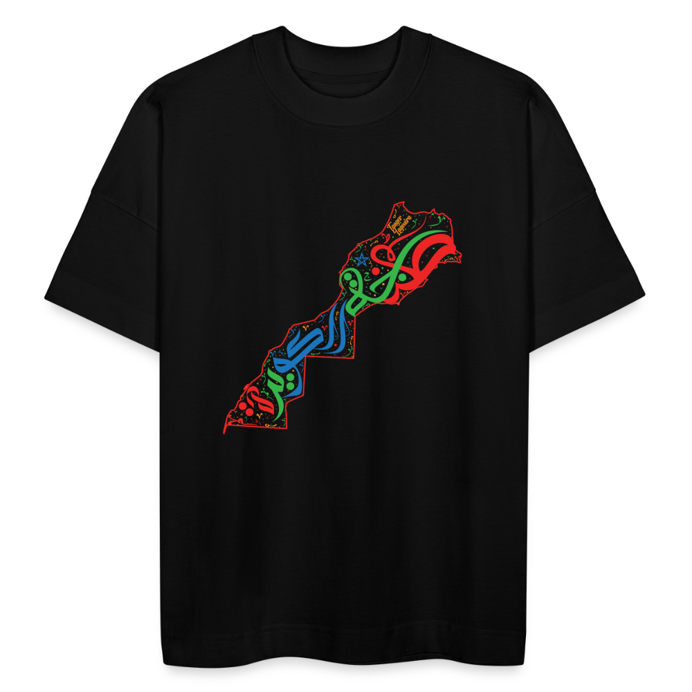 T-shirt Tanger Lagouira oversize Unisexe - noir