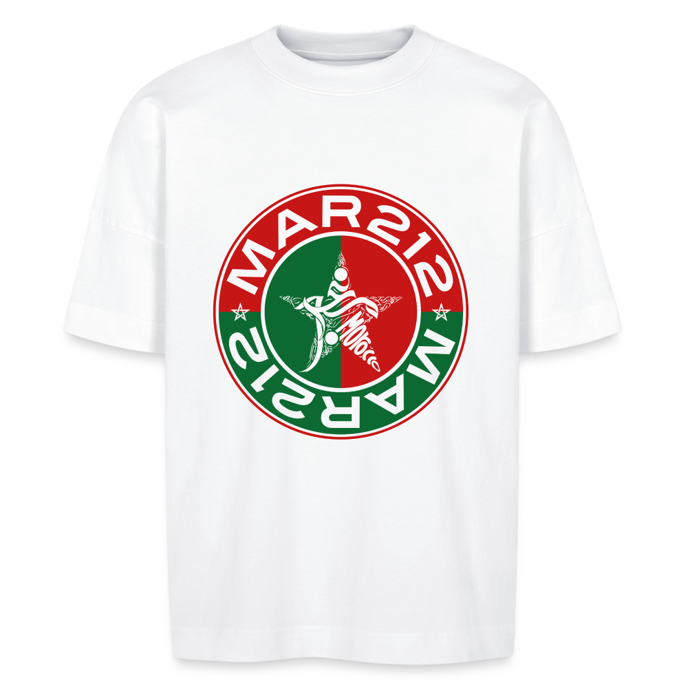 T-shirt MOROCCO212 oversize Unisexe - blanc