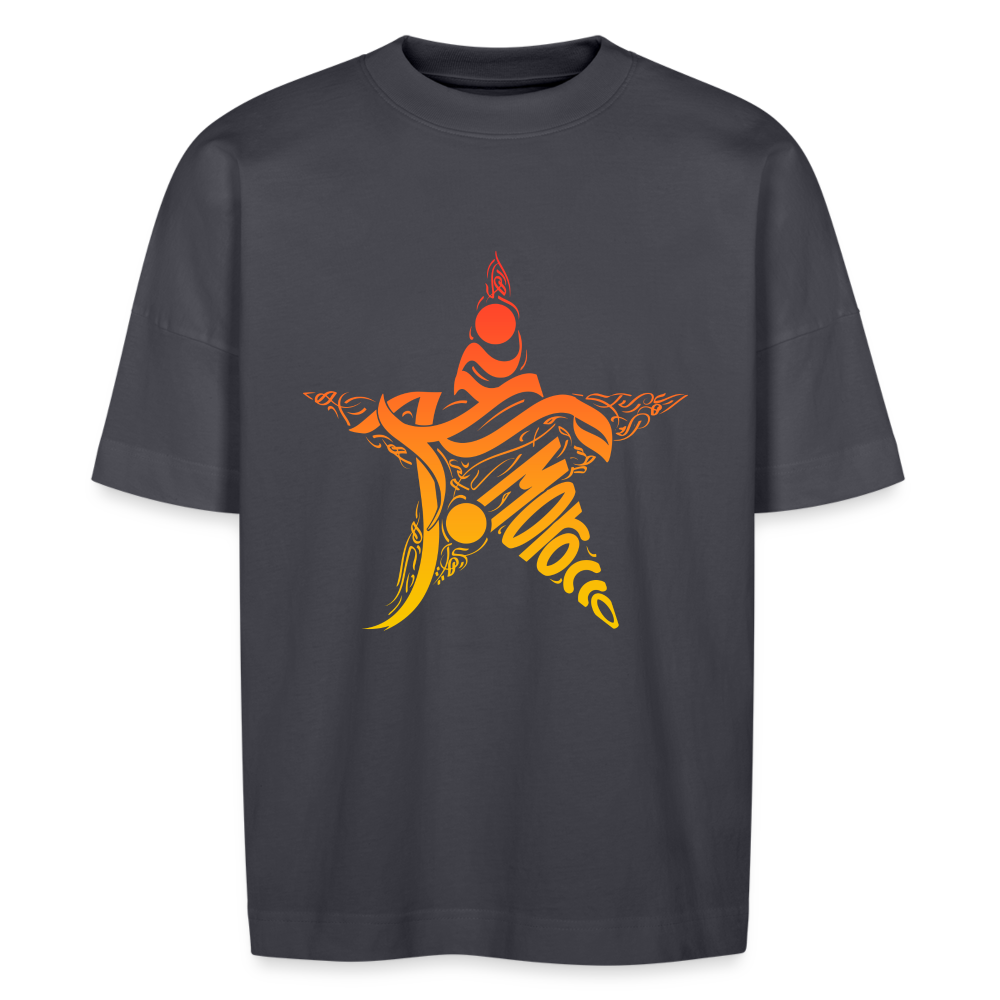T-shirt Morocco Star oversize Unisexe - bleu indigo