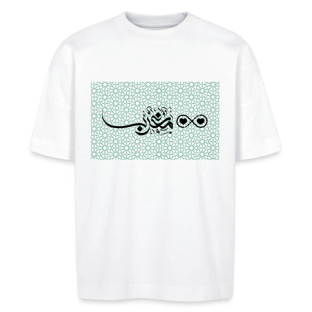 T-shirt MaghribLove Mosaïque oversize Unisexe - blanc
