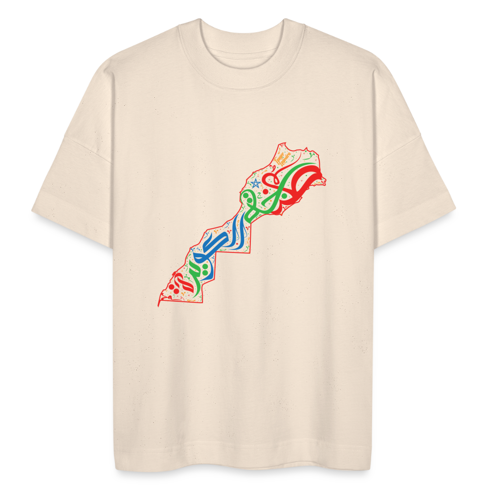 T-shirt Tanger Lagouira oversize Unisexe - blanc cassé