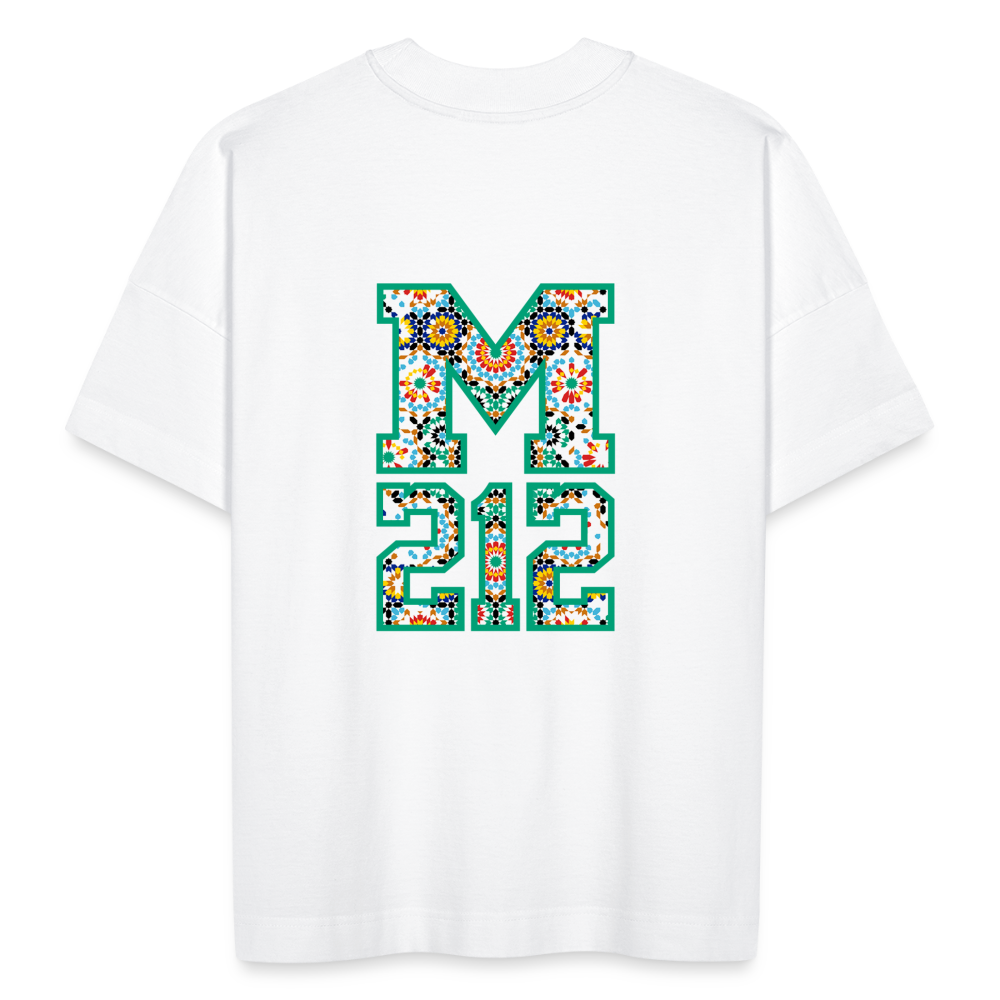 T-shirt MAR 212 oversize bio Unisexe - blanc