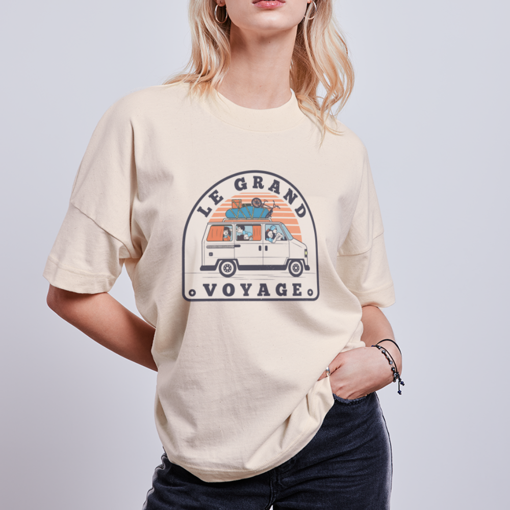 T-shirt routre du Bled oversize Unisexe - blanc cassé