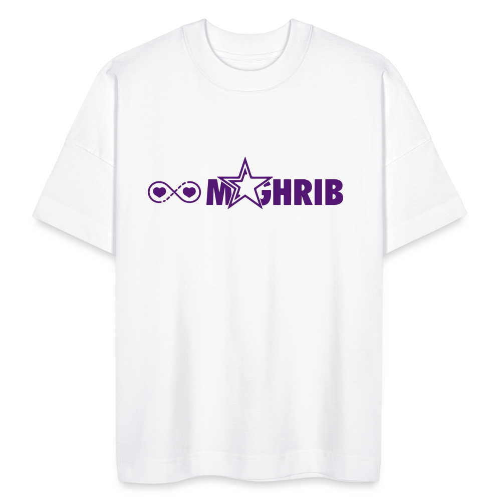 T-shirt oversize MaghribLove Unisexe - blanc
