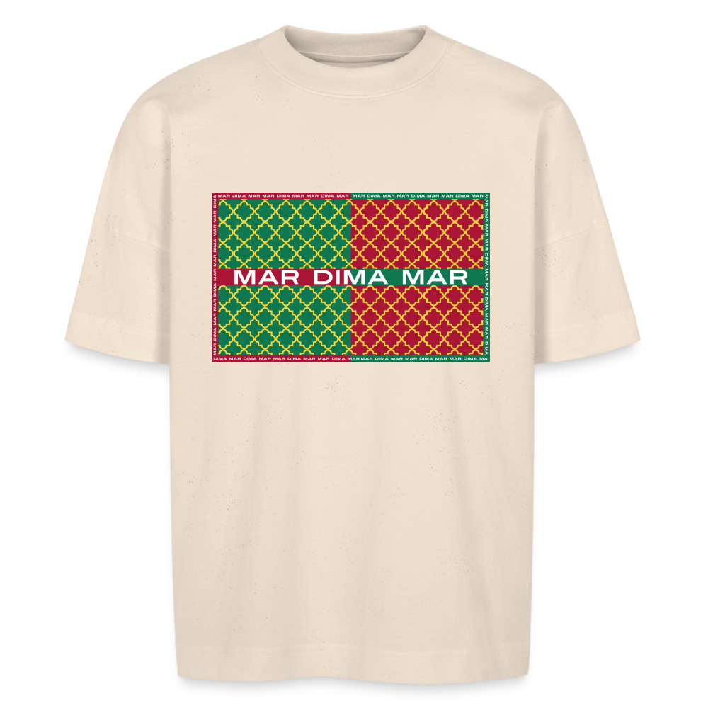 T-shirt MAR DIMA MAR oversize Unisexe - blanc cassé